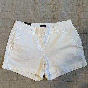 J. Crew Women's Classic White Shorts